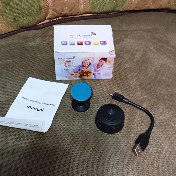 Battery remote wireless camera black - Picture 10 of 17